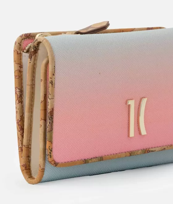 Donna Alviero Martini 1a Classe Colorful Sky Portafoglio Bifolder Medio Multicolor