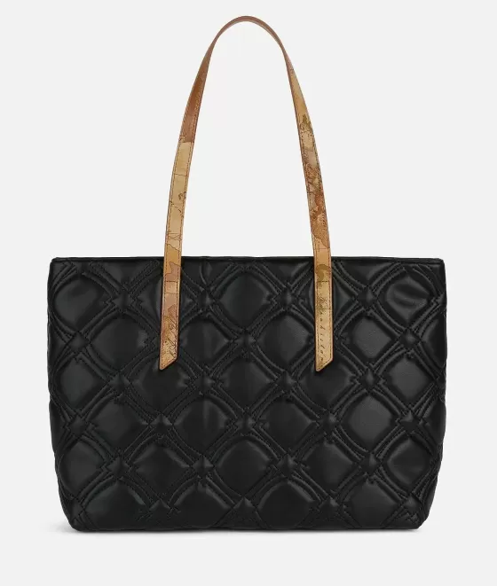 Donna Alviero Martini 1a Classe Coral Diamond Borsa Shopping Nera