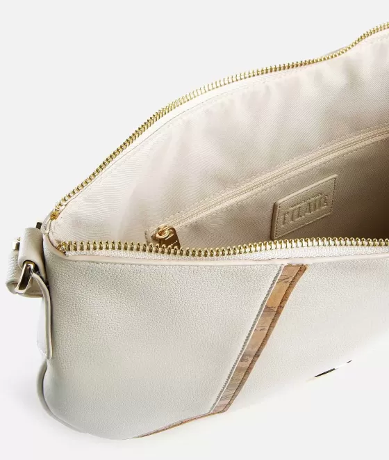 Donna Alviero Martini 1a Classe Crystal River Borsa Sottospalla Doppia Portabilit Avorio