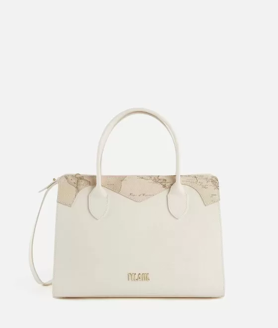 Donna Alviero Martini 1a Classe Florida City Borsa A Mano Grande Con Tracolla Con Inserto Geo Safari