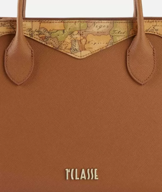 Donna Alviero Martini 1a Classe Florida City Borsa A Mano Grande Con Tracolla Cuoio