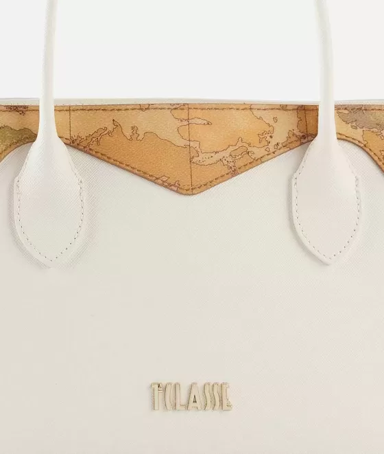 Donna Alviero Martini 1a Classe Florida City Borsa A Mano Piccola Con Tracolla Avorio