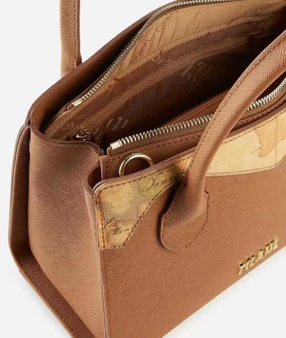 Donna Alviero Martini 1a Classe Florida City Borsa A Mano Piccola Con Tracolla Cuoio