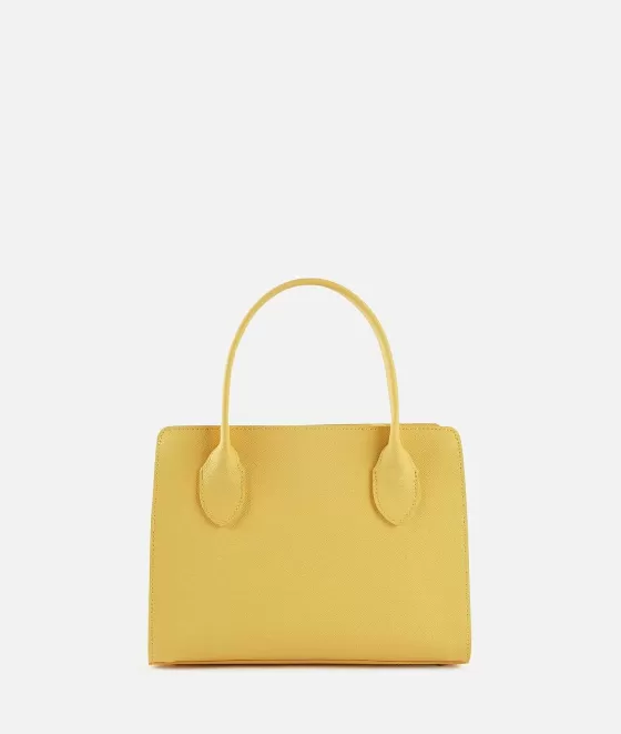 Donna Alviero Martini 1a Classe Florida City Borsa A Mano Piccola Con Tracolla Giallo Oro