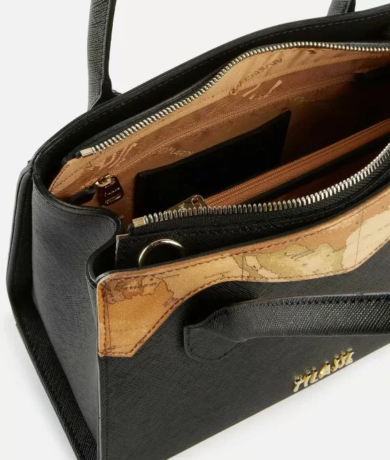 Donna Alviero Martini 1a Classe Florida City Borsa A Mano Piccola Con Tracolla Nera