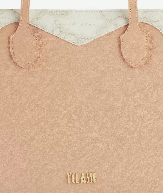 Donna Alviero Martini 1a Classe Florida City Borsa Shopping Grande Cipria