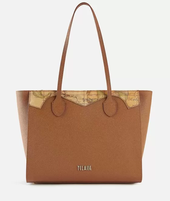 Donna Alviero Martini 1a Classe Florida City Borsa Shopping Grande Cuoio