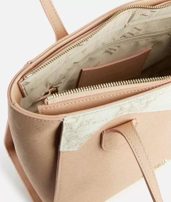 Donna Alviero Martini 1a Classe Florida City Borsa Shopping Media Cipria