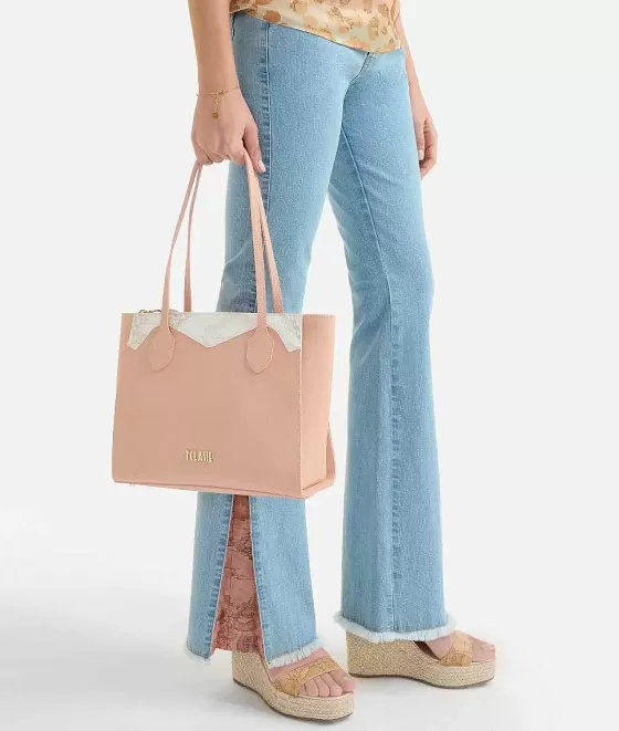 Donna Alviero Martini 1a Classe Florida City Borsa Shopping Media Cipria