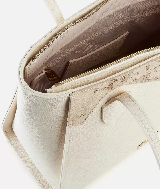 Donna Alviero Martini 1a Classe Florida City Borsa Shopping Media Con Inserto Geo Safari