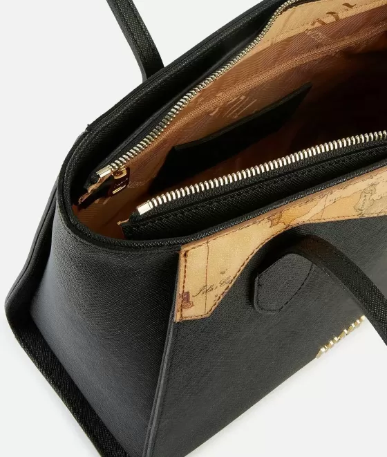 Donna Alviero Martini 1a Classe Florida City Borsa Shopping Media Nera