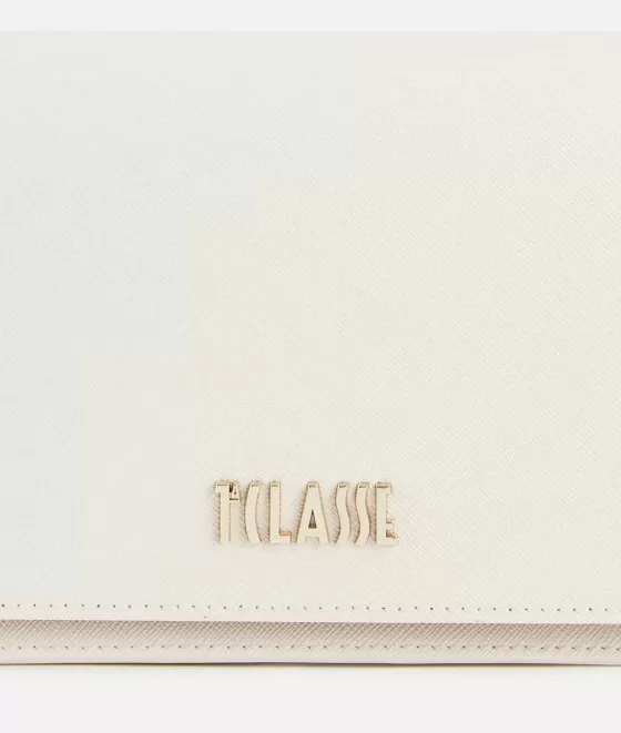 Donna Alviero Martini 1a Classe Florida City Pochette Con Patta E Tracolla Rimovibile Avorio