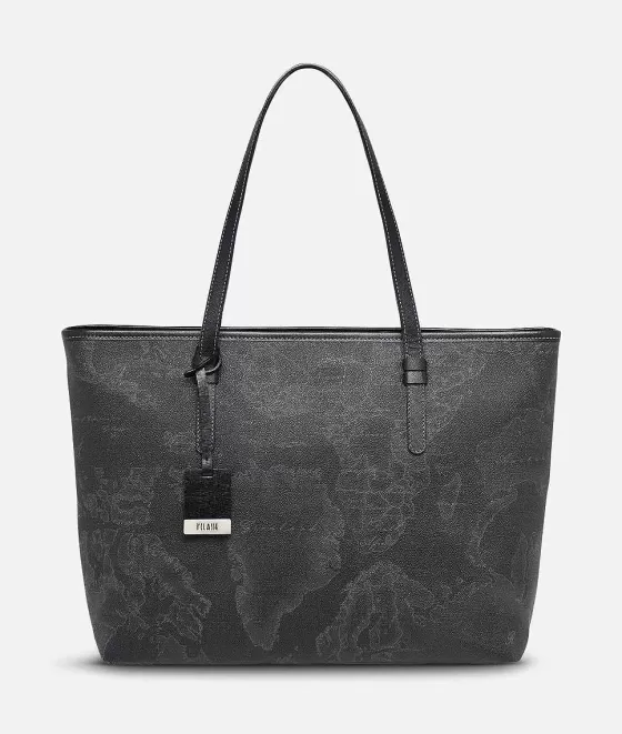 Donna Alviero Martini 1a Classe Geo Black Borsa Shopping Grande Geo Dark