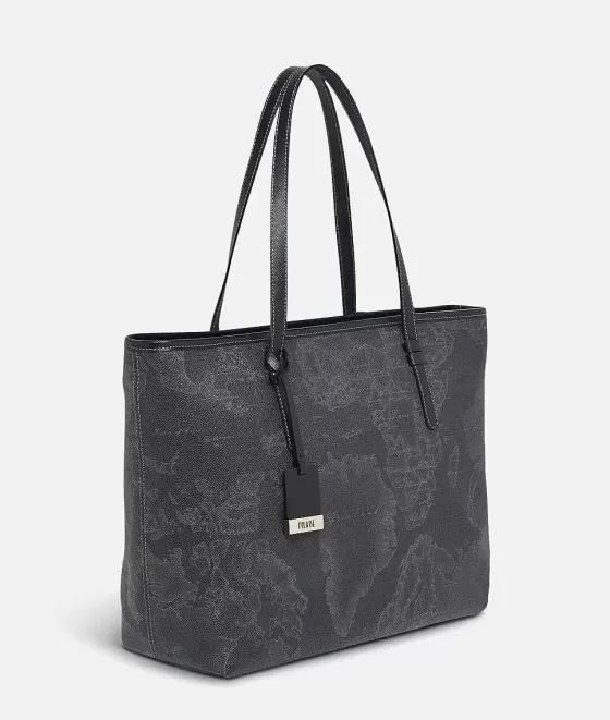 Donna Alviero Martini 1a Classe Geo Black Borsa Shopping Grande Geo Dark
