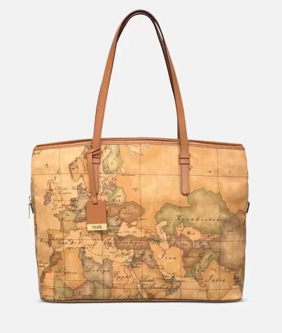 Donna Alviero Martini 1a Classe Geo Classic Borsa Grande A Spalla Da Lavoro