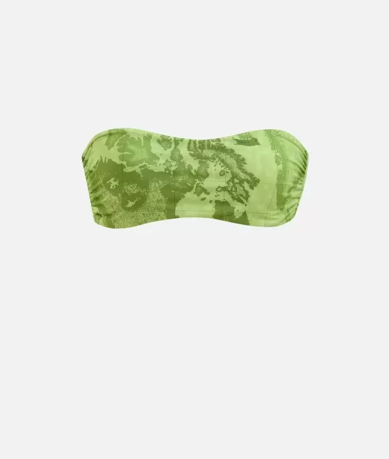 Donna Alviero Martini 1a Classe Geo Color Fascia Mare Imbottita Verde Daiquiri