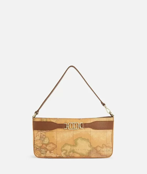 Donna Alviero Martini 1a Classe Geo Destiny Pochette Con Manichetto Castagna