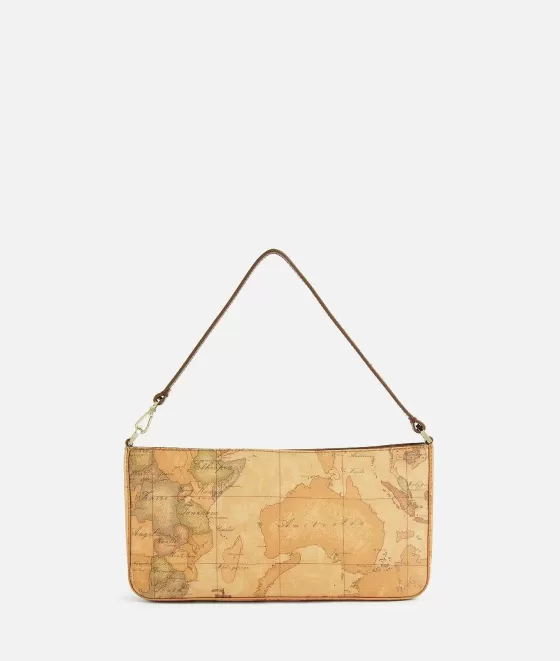 Donna Alviero Martini 1a Classe Geo Destiny Pochette Con Manichetto Castagna