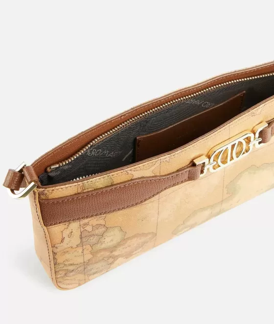 Donna Alviero Martini 1a Classe Geo Destiny Pochette Con Manichetto Castagna