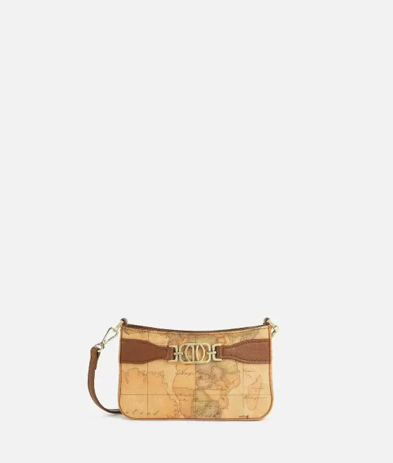Donna Alviero Martini 1a Classe Geo Destiny Pochette Con Tracolla Castagna