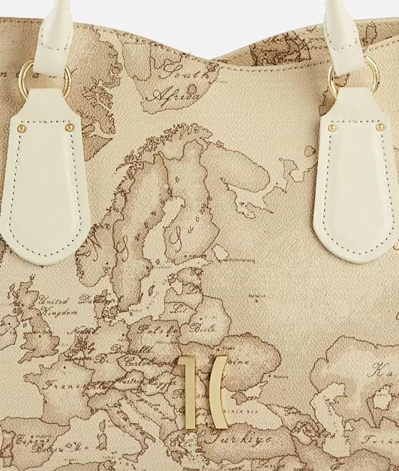 Donna Alviero Martini 1a Classe Geo Safari Wave Borsa A Mano Con Tracolla Rafia