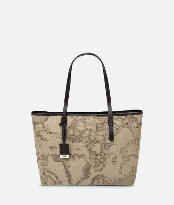 Donna Alviero Martini 1a Classe Geo Tortora Borsa Shopping Grande