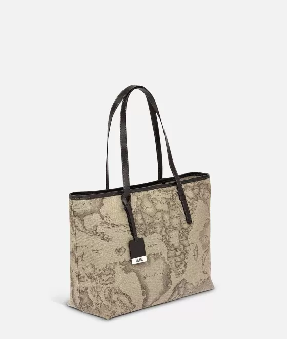 Donna Alviero Martini 1a Classe Geo Tortora Borsa Shopping Grande