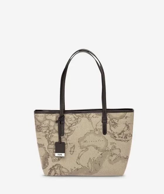 Donna Alviero Martini 1a Classe Geo Tortora Borsa Shopping Media