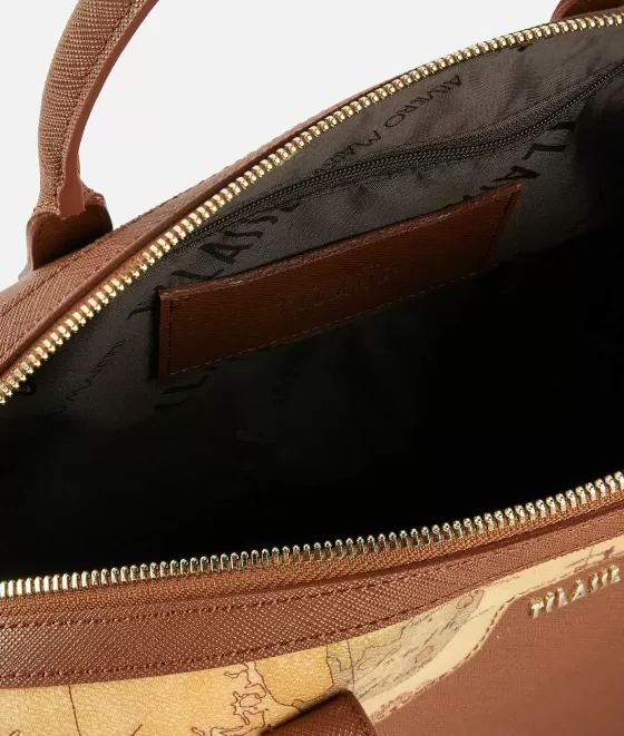 Donna Alviero Martini 1a Classe Glam City Bauletto Con Tracolla Castagna