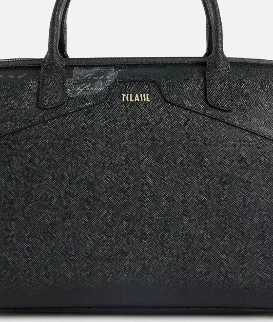 Donna Alviero Martini 1a Classe Glam City Bauletto Con Tracolla Con Inserto Geo Night Nero
