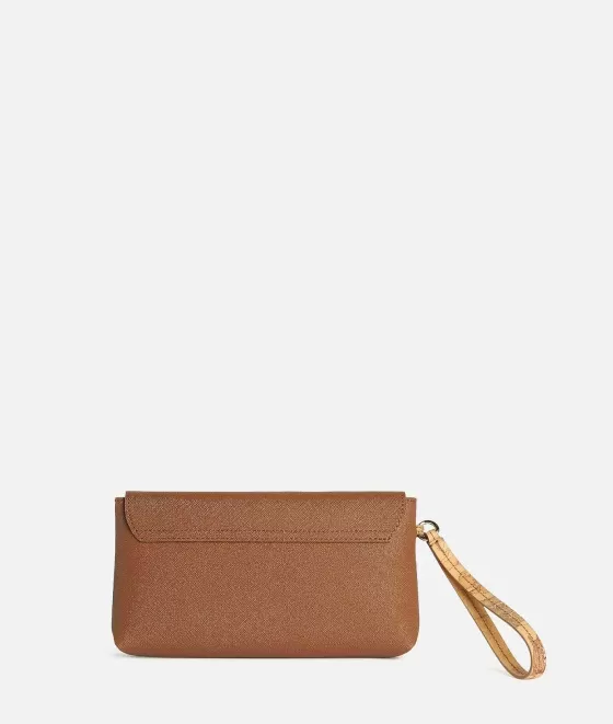Donna Alviero Martini 1a Classe Glam City Pochette Con Patta E Polsiera Castagna