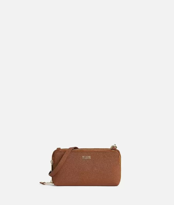 Donna Alviero Martini 1a Classe Glam City Pochette Porta Cellulare Castagna