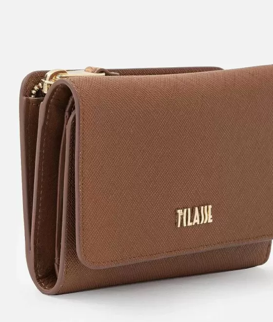 Donna Alviero Martini 1a Classe Glam City Portafoglio Bifolder Medio Castagna