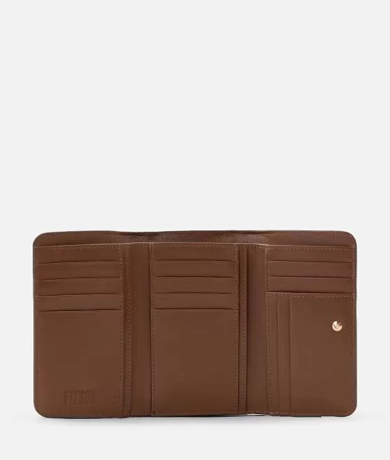 Donna Alviero Martini 1a Classe Glam City Portafoglio Bifolder Medio Castagna