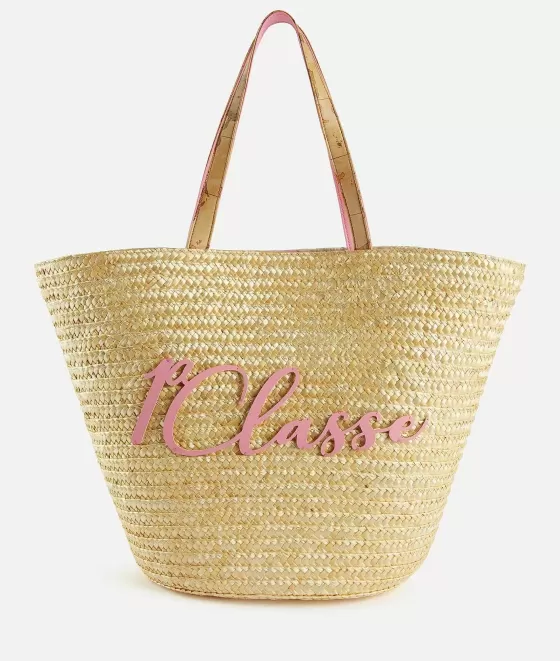 Donna Alviero Martini 1a Classe Island Bag Borsa Shopping Grande Rosa Bubble