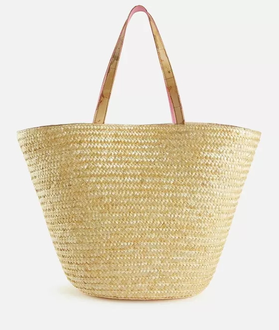 Donna Alviero Martini 1a Classe Island Bag Borsa Shopping Grande Rosa Bubble