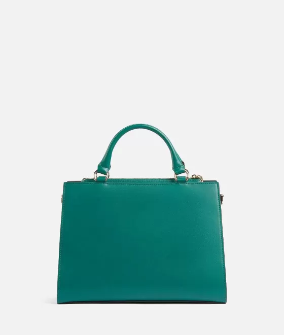 Donna Alviero Martini 1a Classe Millennium Bag Borsa A Mano In Pelle Liscia Con Tracolla Smeraldo