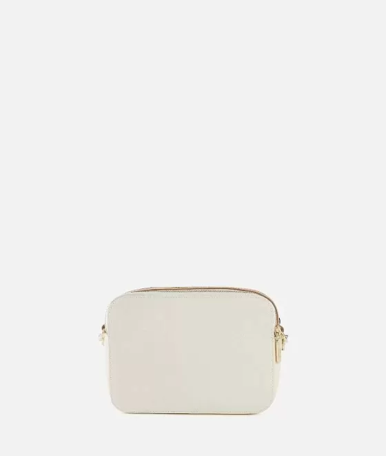 Donna Alviero Martini 1a Classe Rich Summer Bag Tracollina Reporter Doppia Zip Avorio