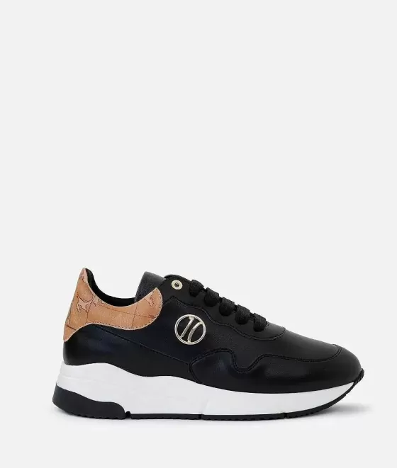 Donna Alviero Martini 1a Classe Sneakers In Eco Nappa Con Dettaglio 1C Nere