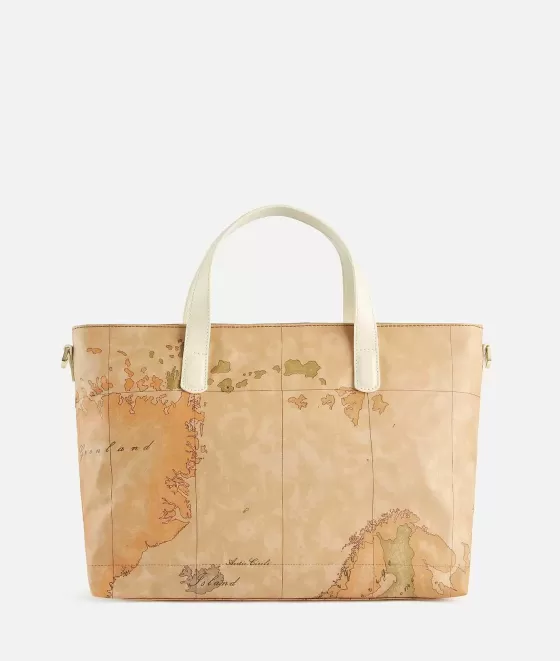 Donna Alviero Martini 1a Classe Soft Atlantic Borsa A Mano Con Tracolla Avorio