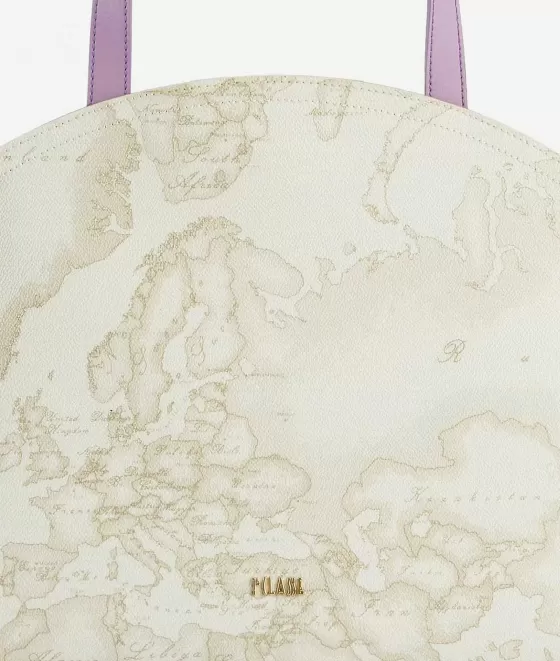 Donna Alviero Martini 1a Classe South Beach Bag Borsa Shopping Con Tracolla Bianca