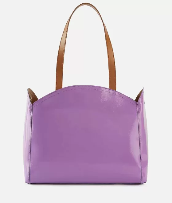 Donna Alviero Martini 1a Classe South Beach Bag Borsa Shopping Con Tracolla Malva