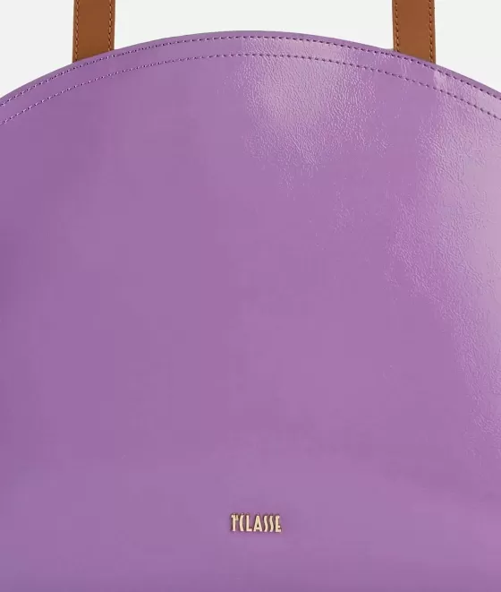 Donna Alviero Martini 1a Classe South Beach Bag Borsa Shopping Con Tracolla Malva