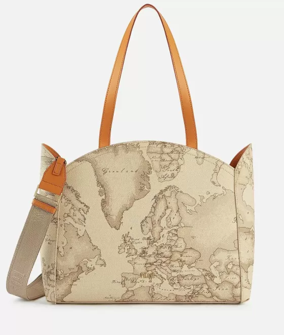 Donna Alviero Martini 1a Classe South Beach Bag Borsa Shopping Con Tracolla Rafia