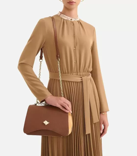 Donna Alviero Martini 1a Classe Spicy Bag Tracolla Castagna
