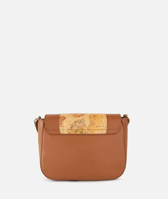 Donna Alviero Martini 1a Classe Upper East Tracolla Con Patta Castagna
