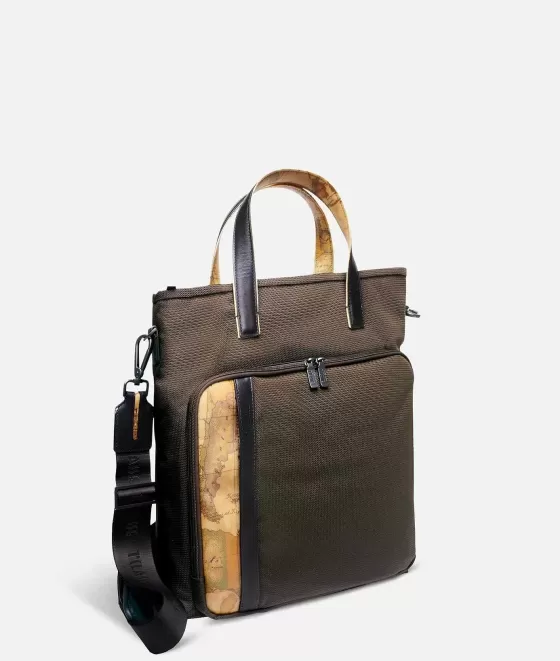 Donna Alviero Martini 1a Classe Work Way Borsa Shopping In Nylon