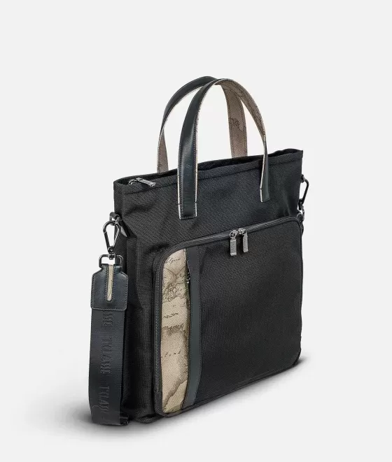 Donna Alviero Martini 1a Classe Work Way Borsa Shopping In Nylon